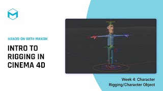 Intro to Rigging in C4D Part 4  Character RiggingThe Character Object [upl. by Swec]