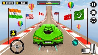 Car Game  Car Stunt Racing Game 3D – Android Gameplay [upl. by Aikaz]