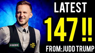 The Latest 147 Break From Judd Trump Highlights Match [upl. by Rauch]