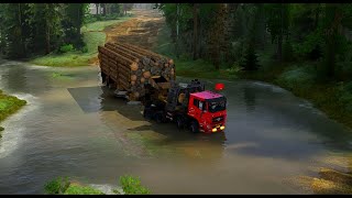 OffRoad Truck Expedition Battling Harsh and Treacherous Terrain spintiresmudrunner [upl. by Neitsirhc]