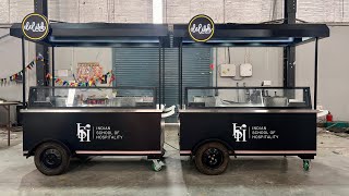 Hand push cart Food cart Classy design Push cart Food business Street carts Azimuth [upl. by Klina758]