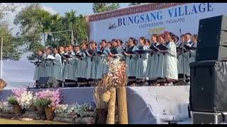 Bungsang Diamand jubilee choir presenting beautyful hyms on an occasion of 75th Anniversary 🙏 [upl. by Gniw]