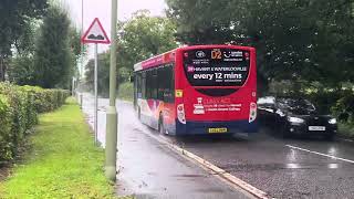 StagecoachBus Portsmouth Enviro200 36826 on Route D2 Waterlooville Precinct to Mead End Denmead [upl. by Ebanreb562]