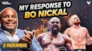 Daniel Cormier RESPONDS to Bo Nickal comment Jon Jones an UNDERDOG vs Tom Aspinall Tyson vs Paul [upl. by Eneri630]