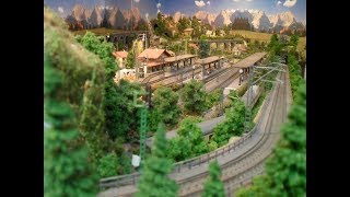 Modelleisenbahn Anlagebau mit eigener Holzkonstruktion [upl. by Bathilda]