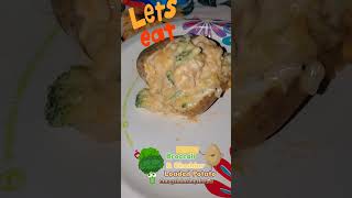 Vlog Broccoli amp Cheddar Loaded Potato 🥔 vlog food fypシ゚ loadedpotato broccoli cheddarpotato [upl. by Amsirahc]