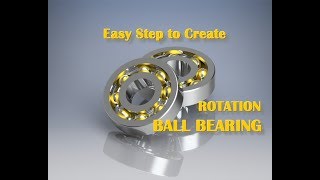 Cara Menggambar Ball Bearing  klaker Yang Bisa Berputar  Autodesk Inventor [upl. by Ellerehc]