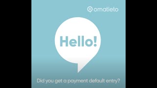 Did you get a payment default entry [upl. by Egres]