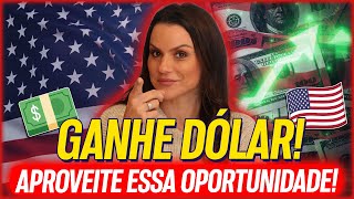 OPORTUNIDADE 2024 GANHE COM O DÓLAR SEM SAIR DO BRASIL todos os dias [upl. by Callean]