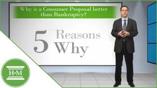 Consumer Proposal vs Bankruptcy  Which is Better [upl. by Eelrihs248]