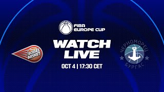 Boras Basket v Chernomorets Burgas  Full Basketball Game  FIBA Europe Cup 202324 [upl. by Rooney]