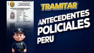 🔴 Cómo sacar mis ANTECEDENTES POLICIALES por Internet 2024 [upl. by Holladay]