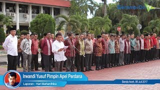 Gubernur Aceh Irwandi Yusuf Pimpin Apel Perdana [upl. by Ahsika]