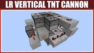 Minecraft Vertical Long Range TNT Cannon 100 Blocks Tutorial 1718 [upl. by Weingarten515]