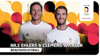 VideoPodcast mit BeachvolleyballDuo Nils Ehlers und Clemens Wickler kurz vor Paris [upl. by Judye889]