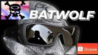 Óculos de Sol  OAKLEY BATWOLF  Réplica Shopee [upl. by Nyrhtak]