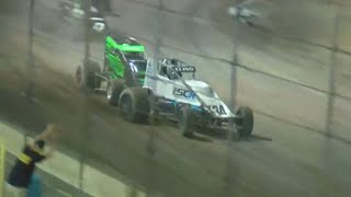 HIGHLIGHTS USAC West Coast Sprint Cars  Kern County Raceway Park  October 15 2022 [upl. by Avid]