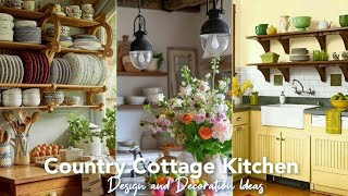 Country Cottage Kitchen Design ldeas  farmhouse kitchen decorating kitchen kitchendesign [upl. by Kamaria139]