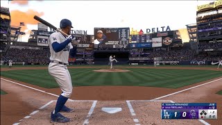 Dodger vs Colorado Rockies MLB The Show 24 [upl. by Nevart]