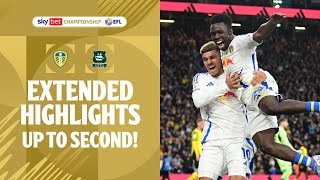 UP TO SECOND  Leeds United v Plymouth Argyle extended highlights [upl. by Maida]