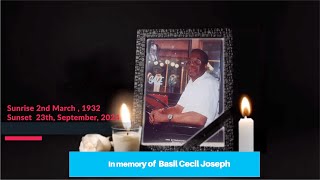 Funeral Service of Basil Cecil Joseph [upl. by Stefa]