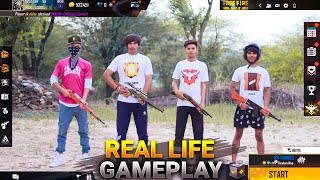 Free Fire Gameplay In Real Life  Comedy Video  Free Fire In Real LIfe  Kar98 army [upl. by Yates]