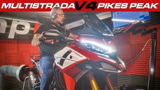 Ducati Multistrada V4 Pikes Peak Euro 5 Remapping Development  BHP UK Custom ECU Remapping [upl. by Analaf]