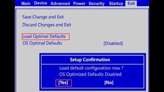 Lenovo Bios Default Setting Karna Sikhen [upl. by Kosak]