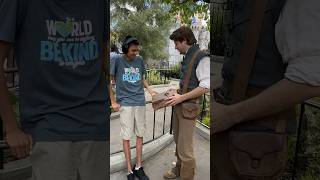 Flynn Rider telling Thomas why his satchel has stitches on it shorts disneyland autism [upl. by Rance]