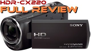 Sony Handycam HDRCX220 unboxing review amp test [upl. by Vizzone]