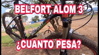 BELFORT ALOM 3 2018 PESO [upl. by Lednem]