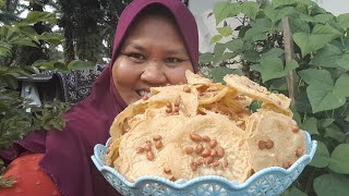 cara buat rempeyek kacang tanah ikan bilis by kak nur tip acuan tak melekat [upl. by Taka]