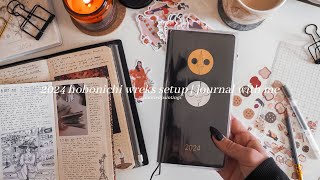 2024 Hobonichi weeks setup amp plans🤎 cosy journal with me [upl. by Barden]