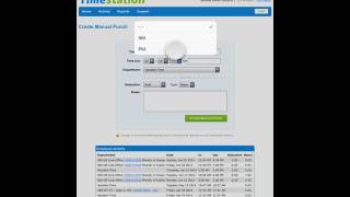 Adjusting TimeStation Entries [upl. by Attenna]