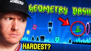 Reacting to HARDEST levels in GEOMETRY DASH [upl. by Nathaniel]