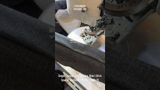 1Thread Spot Tacking Blind Stitch Sewing Machine [upl. by Nodnelg749]