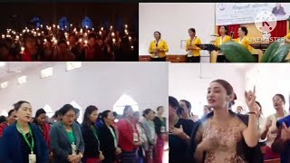 YBC Tuensang Town Women Ministry Worship song with Action [upl. by Lekcar]