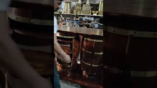 Wine Barrel Wooden Bar Counterorder at 9811434889 [upl. by Oile]