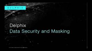 How Delphix Helps With Data Security and Masking [upl. by Maurizia]