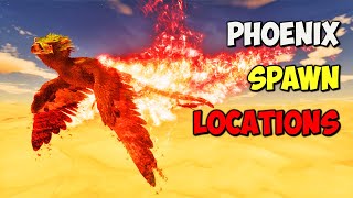 Scorched Earth BEST Phoenix Spawn LOCATIONS  ARK Survival Ascended ASA [upl. by Croft]