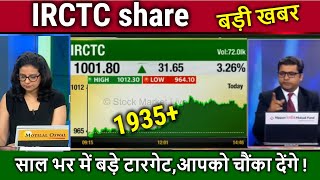 IRCTC share newsBuy or Not irctc share analysistarget price tomorrowirctc share latest news [upl. by Iruahs667]