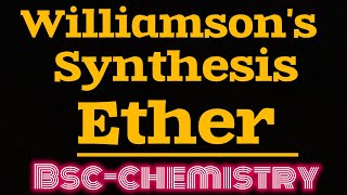 Ether formation Convert Haloalkane to Ether  Bsc chemistry [upl. by Cann18]