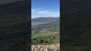 Castelo Marvão Portugal The morning of the chestnut festival overlooking Spain portugal travel [upl. by Ennayhs883]