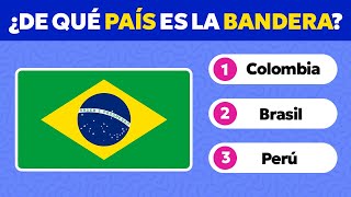 Adivina el País Por LA BANDERA 🇫🇲 Quiz de Cultura 🧠 Parte 1 [upl. by Aniger]