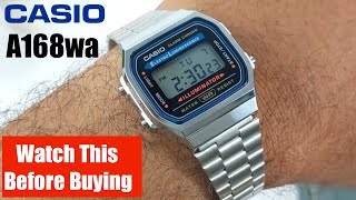 Casio A168wa Review  Casio A168wa vs A158wa [upl. by Strohbehn245]