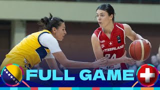 Bosnia and Herzegovina v Switzerland  Full Basketball Game  FIBA Womens EuroBasket 2025 Qualif [upl. by Ahsia]