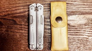 How To Make A Sheath For A Multitool  Leatherman Free P4 [upl. by Haleigh]