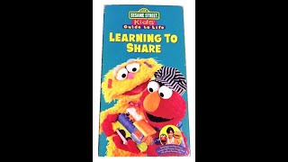 Sesame Street  Kids Guide to Life Learning to Share 2002 Print [upl. by Parhe]