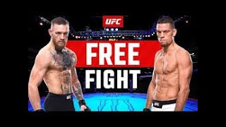 Nate Diaz vs Conor McGregor 1 FREE FIGHT UFC 279 [upl. by Horan]