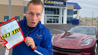 Having Carmax Appraise my corvette THEY wrecked LOWBALL OFFER [upl. by Iorgos]